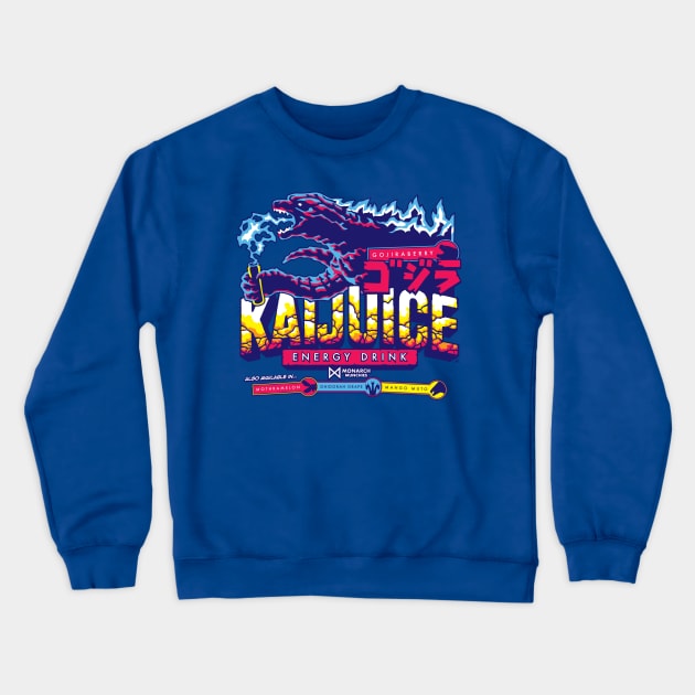 Kaijuice Crewneck Sweatshirt by ShokXoneStudios